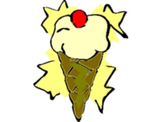 Sticker Custom Preview Image #061660 Food Drink Desserts Ice Cream Cone49
