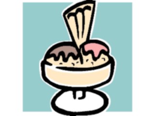 Sticker Custom Preview Image #061688 Food Drink Desserts Ice Cream Sundae01