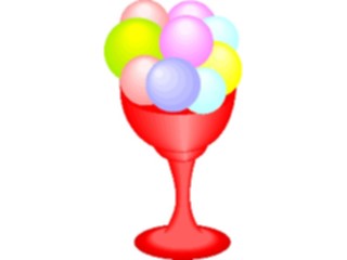 Sticker Custom Preview Image #061706 Food Drink Desserts Ice Cream Sundae19