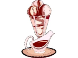 Sticker Custom Preview Image #061708 Food Drink Desserts Ice Cream Sundae21