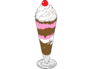 Sticker Custom Preview Image #061710 Food Drink Desserts Ice Cream Sundae23