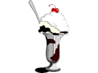 Sticker Custom Preview Image #061713 Food Drink Desserts Ice Cream Sundae26