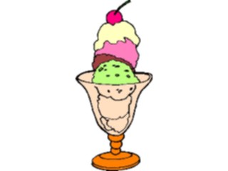 Sticker Custom Preview Image #061716 Food Drink Desserts Ice Cream Sundae29