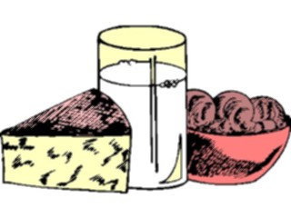 Sticker Custom Preview Image #061724 Food Drink Desserts Milk Desserts
