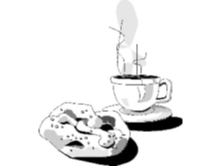 Sticker Custom Preview Image #061740 Food Drink Desserts Pastry Coffee