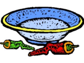 Sticker Custom Preview Image #061827 Food Drink Dinner Service Bowl9