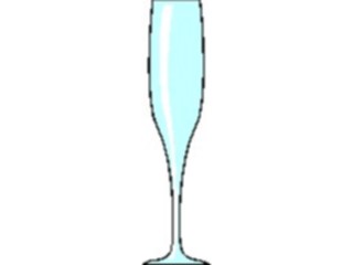 Sticker Custom Preview Image #061840 Food Drink Dinner Service Champagne Flute2