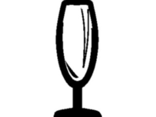 Sticker Custom Preview Image #061841 Food Drink Dinner Service Champagne Flute3