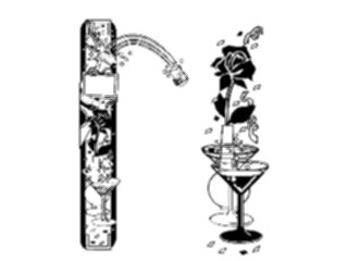 Sticker Custom Preview Image #061845 Food Drink Dinner Service Champagne Glasses