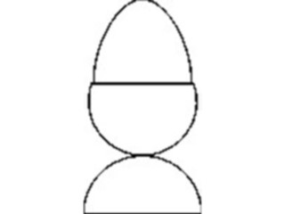 Sticker Custom Preview Image #061890 Food Drink Dinner Service Egg Holder White