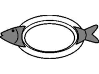 Sticker Custom Preview Image #061891 Food Drink Dinner Service Fish Platter