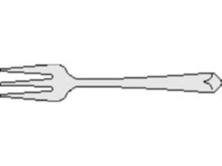 Sticker Custom Preview Image #061896 Food Drink Dinner Service Fork04