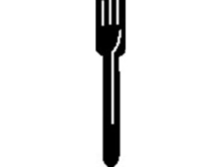 Sticker Custom Preview Image #061899 Food Drink Dinner Service Fork07