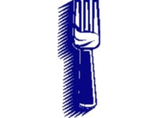 Sticker Custom Preview Image #061908 Food Drink Dinner Service Fork16