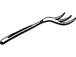 Sticker Custom Preview Image #061909 Food Drink Dinner Service Fork17