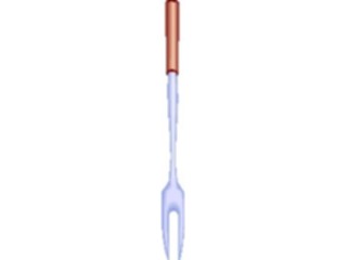 Sticker Custom Preview Image #061912 Food Drink Dinner Service Fork Fondue1