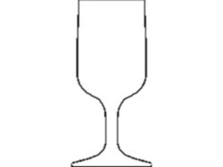 Sticker Custom Preview Image #061925 Food Drink Dinner Service Glass03