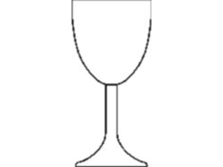Sticker Custom Preview Image #061977 Food Drink Dinner Service Glass Wine06