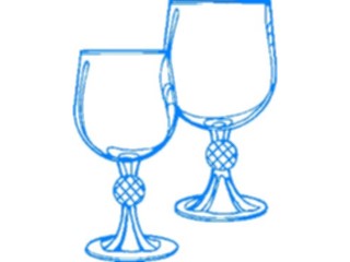 Sticker Custom Preview Image #061998 Food Drink Dinner Service Glasses6