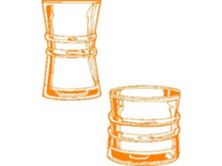 Sticker Custom Preview Image #061999 Food Drink Dinner Service Glasses7