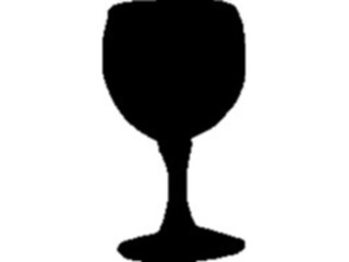 Sticker Custom Preview Image #062005 Food Drink Dinner Service Goblet2