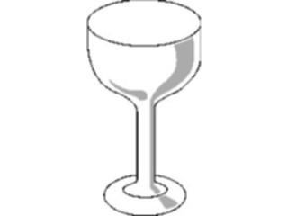 Sticker Custom Preview Image #062010 Food Drink Dinner Service Goblet7