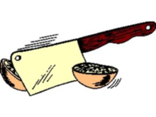 Sticker Custom Preview Image #062032 Food Drink Dinner Service Knife20