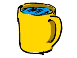 Sticker Custom Preview Image #062060 Food Drink Dinner Service Mug Water