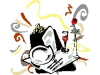 Sticker Custom Preview Image #062091 Food Drink Dinner Service Place Setting14