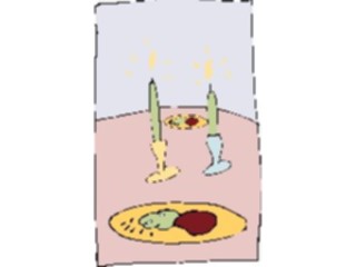 Sticker Custom Preview Image #062103 Food Drink Dinner Service Place Setting26
