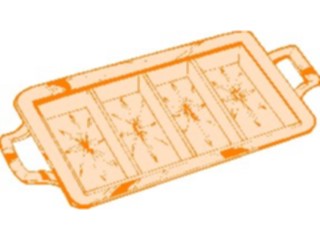 Sticker Custom Preview Image #062155 Food Drink Dinner Service Serving Tray6