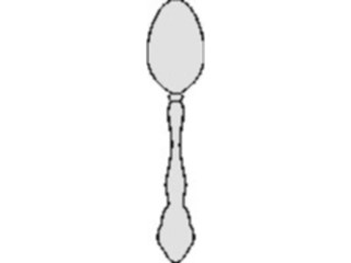 Sticker Custom Preview Image #062162 Food Drink Dinner Service Spoon01
