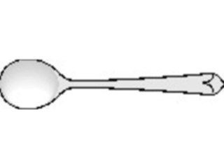 Sticker Custom Preview Image #062165 Food Drink Dinner Service Spoon04