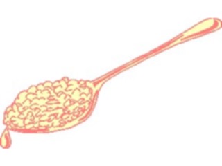 Sticker Custom Preview Image #062189 Food Drink Dinner Service Spoon Serving