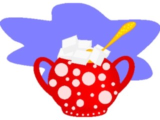 Sticker Custom Preview Image #062199 Food Drink Dinner Service Sugar Bowl3