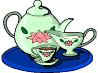 Sticker Custom Preview Image #062211 Food Drink Dinner Service Tea Service5