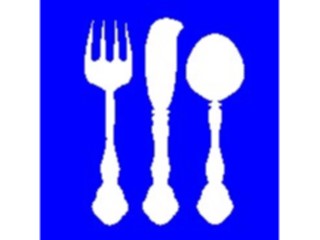 Sticker Custom Preview Image #062221 Food Drink Dinner Service Utensils Symbol