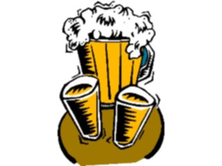 Sticker Custom Preview Image #062331 Food Drink Drinks Alcoholic Beer Pitcher Glasses