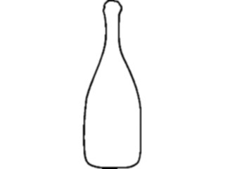 Sticker Custom Preview Image #062340 Food Drink Drinks Alcoholic Champagne Bottle01