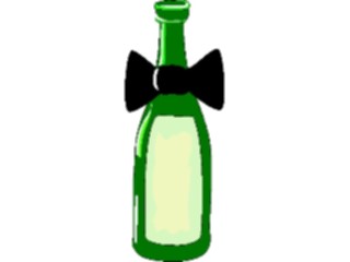 Sticker Custom Preview Image #062347 Food Drink Drinks Alcoholic Champagne Bottle08