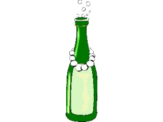 Sticker Custom Preview Image #062348 Food Drink Drinks Alcoholic Champagne Bottle09