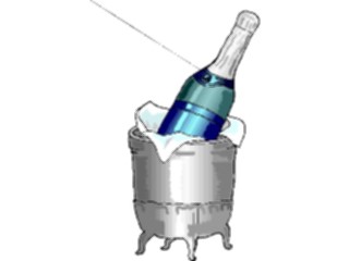 Sticker Custom Preview Image #062356 Food Drink Drinks Alcoholic Champagne Bucket6