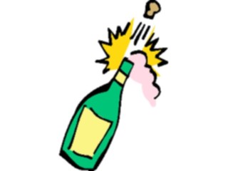 Sticker Custom Preview Image #062367 Food Drink Drinks Alcoholic Champagne Exploding6