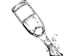 Sticker Custom Preview Image #062368 Food Drink Drinks Alcoholic Champagne Exploding7