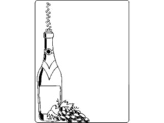Sticker Custom Preview Image #062371 Food Drink Drinks Alcoholic Champagne Frame