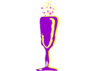 Sticker Custom Preview Image #062379 Food Drink Drinks Alcoholic Champagne Glass08