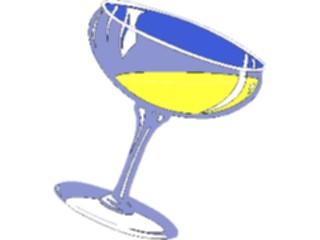 Sticker Custom Preview Image #062383 Food Drink Drinks Alcoholic Champagne Glass11
