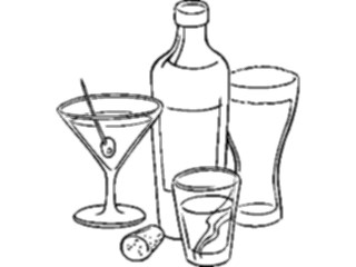 Sticker Custom Preview Image #062426 Food Drink Drinks Alcoholic Cocktails3