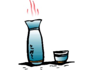 Sticker Custom Preview Image #062467 Food Drink Drinks Alcoholic Sake