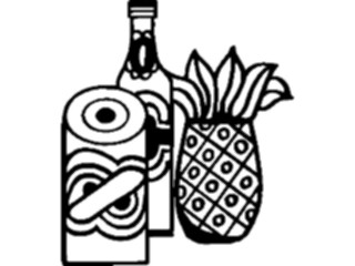 Sticker Custom Preview Image #062486 Food Drink Drinks Alcoholic Tropical Cocktail06